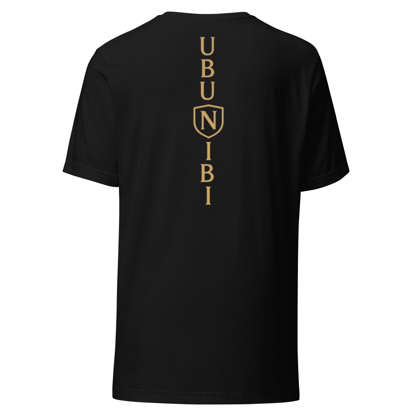 UBUNIBI Black & Gold Unisex T-shirt