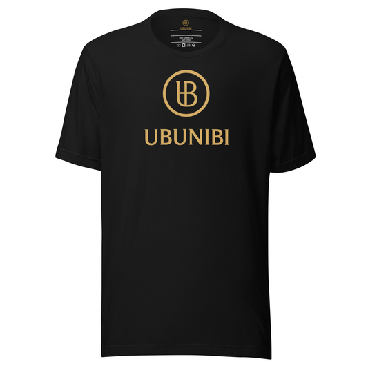 UBUNIBI Black & Gold Unisex T-shirt