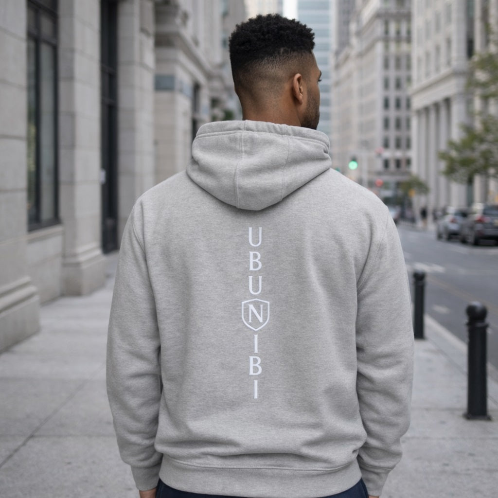 UBUNIBI Elegant Heather Gray Hoodie
