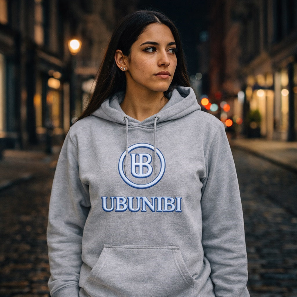 UBUNIBI Elegant Heather Gray Hoodie