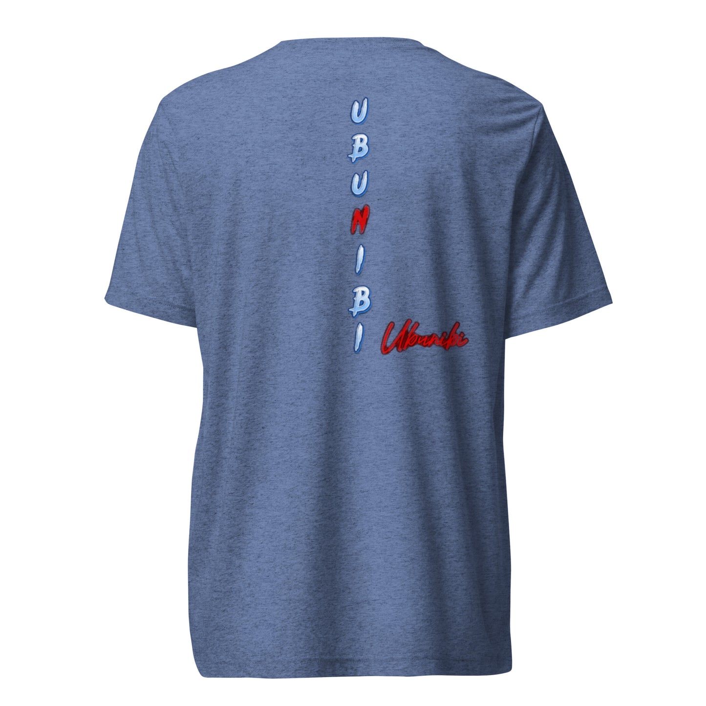 UBUNIBI Ice Red Signature unisex t-shirt (front & Back Print)