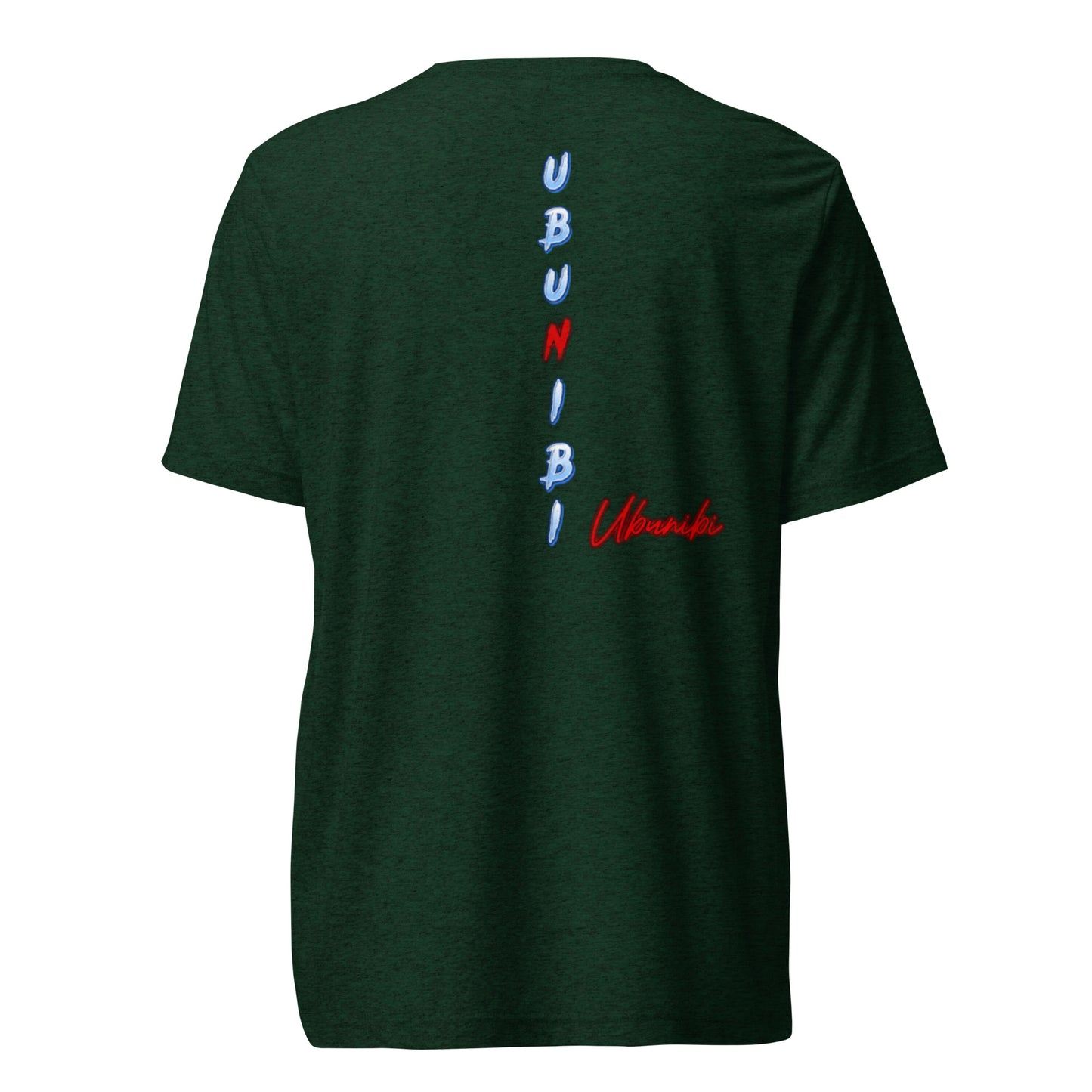 UBUNIBI Ice Red Signature unisex t-shirt (front & Back Print)